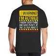 Best Retirement Novelty For Men Women Dad Grandpa Retirement Big And Tall Men's T-Shirt Back Print