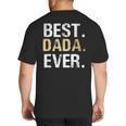 Birthday Fathers Day Christmas For Dada Dada From Granddaughter Grandson Best Dada Big And Tall Men's T-Shirt Back Print