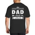 Blessed To Be Called Dad And Lolo Grandpa Big And Tall Men's T-Shirt Back Print Blessed To Be Called Dad And Lolo Grandpa Big And Tall Men's T-Shirt Back Print