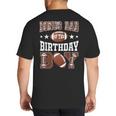 Bonus Dad Of The Birthday Boy Football Game Day Big And Tall Men's T-Shirt Back Print