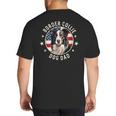 Border Collie Dog Owner For Men Border Collie Dad Big And Tall Men's T-Shirt Back Print