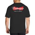 Buttwiper New Dad Beer Inspired Diaper Shower Big And Tall Men's T-Shirt Back Print