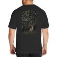 Camo Deer American Flag Graphic Hunting Men Dad Boys Big And Tall Men's T-Shirt Back Print