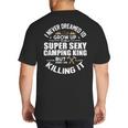 Camping Men Camper RV Camping Vacation Camping Dad Big And Tall Men's T-Shirt Back Print Camping Men Camper RV Camping Vacation Camping Dad Big And Tall Men's T-Shirt Back Print