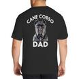Cane Corso Dad Italian Mastiff T-Shirt Big And Tall Men's T-Shirt Back Print