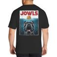 Cane Corso Jowls Top Drool Burger Dog Mom Dog Dad Big And Tall Men's T-Shirt Back Print