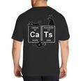 Cat Chemistry Periodic Table Cat Dad Cat Mom Big And Tall Men's T-Shirt Back Print Cat Chemistry Periodic Table Cat Dad Cat Mom Big And Tall Men's T-Shirt Back Print