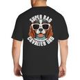 Cavalier King Charles Spaniel Dad Father’s Day Big And Tall Men's T-Shirt Back Print