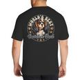 Cavalier King Charles Spaniel Dog World's Best Cavalier Dad Big And Tall Men's T-Shirt Back Print