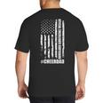 Cheer Dad Bodyguard Family Father Cheerleader Squad Big And Tall Men's T-Shirt Back Print