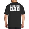 Cheer Dad Cheer Leading Cheer Leading Men Dad Fathers Day Big And Tall Men's T-Shirt Back Print