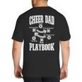 Cheer Dad Playbook Big And Tall Men's T-Shirt Back Print Cheer Dad Playbook Big And Tall Men's T-Shirt Back Print