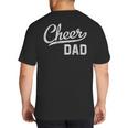Cheer Dad Proud Cheerleading Dad Small Big And Tall Men's T-Shirt Back Print