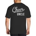Cheer Dad Shirts Cheer Uncle Proud Cheerleading Uncle Big And Tall Men's T-Shirt Back Print