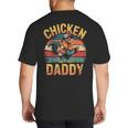 Chicken Daddy Farmer For Men Big And Tall Men's T-Shirt Back Print Chicken Daddy Farmer For Men Big And Tall Men's T-Shirt Back Print