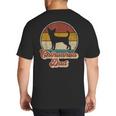 Chihuahua Dad Dog Lover Men Chihuahua Dog Vintage Big And Tall Men's T-Shirt Back Print
