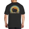 Chinchilla Dad Father's Day Chinchilla Lover Dad Daddy Big And Tall Men's T-Shirt Back Print