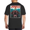 Chocolate Lab Jowls Labrador Retriever Dog Mom Dad Big And Tall Men's T-Shirt Back Print