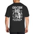 Choctaw Tribe For a Proud Choctaw Dad Big And Tall Men's T-Shirt Back Print Choctaw Tribe For a Proud Choctaw Dad Big And Tall Men's T-Shirt Back Print