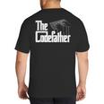 The Code Father Computer Coder Dad Programmer Big And Tall Men's T-Shirt Back Print