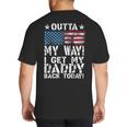 Cool I Get My Daddy Back Today Military Child Small Big And Tall Men's T-Shirt Back Print Cool I Get My Daddy Back Today Military Child Small Big And Tall Men's T-Shirt Back Print