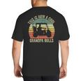 This Is How A Cool Grandpa Rolls Vintage Golf Dad Grandpa Big And Tall Men's T-Shirt Back Print This Is How A Cool Grandpa Rolls Vintage Golf Dad Grandpa Big And Tall Men's T-Shirt Back Print