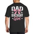Coquette Pink Bow Men Dad Of The Birthday Girl Big And Tall Men's T-Shirt Back Print Coquette Pink Bow Men Dad Of The Birthday Girl Big And Tall Men's T-Shirt Back Print