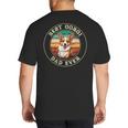 Corgi Dad Idea For Men Big And Tall Men's T-Shirt Back Print