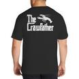 Crawfish The Crawfather Crayfish Parody Dad Papa Men Big And Tall Men's T-Shirt Back Print