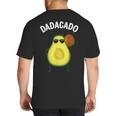 Cute Avocado For Dad Men Fruit Avocado Pear Lovers Big And Tall Men's T-Shirt Back Print