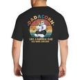 Cute Dadacorn Like A Normal Dad Only More Awesome Daddy Big And Tall Men's T-Shirt Back Print
