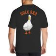 Cute Duck Dad Lover Illustration Duck Owner Big And Tall Men's T-Shirt Back Print