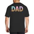 Dad Of 1st First Birthday Girl Ice Cream Big And Tall Men's T-Shirt Back Print