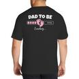 Dad To Be 2026 Loading Pink Little Girl Pregnancy Reveal Big And Tall Men's T-Shirt Back Print