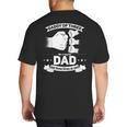 Dad Of 3 Cool Daddy Of Three Fathers Day Dad Of Three Big And Tall Men's T-Shirt Back Print