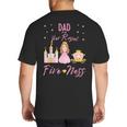 Dad 5th Birthday Her Royal Fiveness Princess Matching Big And Tall Men's T-Shirt Back Print
