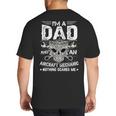 Dad Airplane Plane Aviation Aircraft Mechanic Big And Tall Men's T-Shirt Back Print