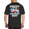 Dad Of The Birthday Boy Airplane Big And Tall Men's T-Shirt Back Print