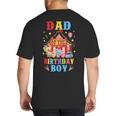 Dad Of The Birthday For Boy Circus Carnival Theme Party Big And Tall Men's T-Shirt Back Print