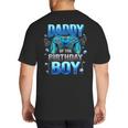 Dad Of The Birthday Boy Cool Gamer Video Game Birthday Big And Tall Men's T-Shirt Back Print