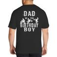 Dad Of The Birthday Boy Dirt Bike B-Day Party Big And Tall Men's T-Shirt Back Print
