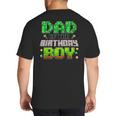 Dad Of The Birthday Boy Family Gaming Pixel Birthday Party Big And Tall Men's T-Shirt Back Print