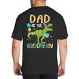 Dad Of The Birthday Boy Family Matching Dinosaur Squad Big And Tall Men's T-Shirt Back Print Dad Of The Birthday Boy Family Matching Dinosaur Squad Big And Tall Men's T-Shirt Back Print