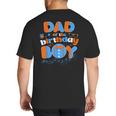 Dad Of The Birthday Boy Matching Family Blippy Big And Tall Men's T-Shirt Back Print