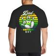 Dad Of The Birthday Boy Matching Family Bowling Birthday Big And Tall Men's T-Shirt Back Print