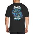 Dad Of The Birthday Boy Matching Video Game Birthday Party Big And Tall Men's T-Shirt Back Print