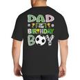 Dad Of The Birthday Boy Soccer Player Game Day Big And Tall Men's T-Shirt Back Print