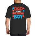Dad Of The Birthday Boy Spider Web Party Big And Tall Men's T-Shirt Back Print
