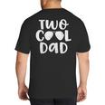 Dad Of The Birthday Boy Two Cool 2nd Bday Father Papa Daddy Big And Tall Men's T-Shirt Back Print