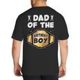 Dad Of The Birthday Boy Wrestling Belt Birthday Kids Boys Big And Tall Men's T-Shirt Back Print
